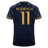 Original Fußballtrikot Real Madrid Rodrygo 11 Auswärtstrikot 2023-24 Für Herren